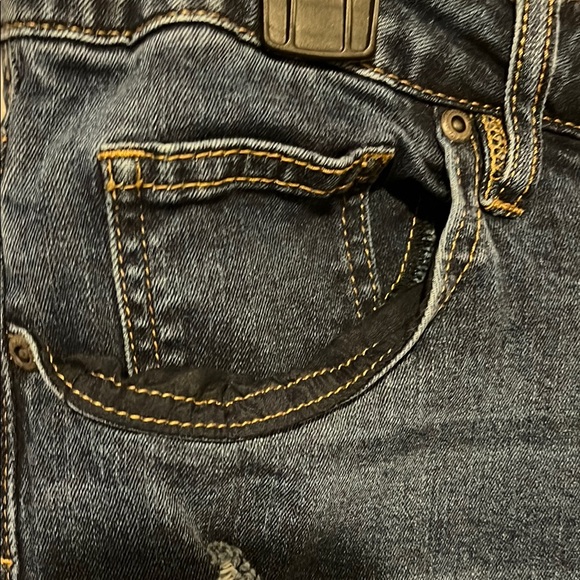 Highway Jeans Blue Ankle Cropped Distressed Denim - Picture 4 of 14